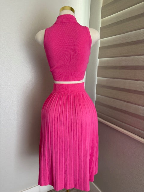 Sunday Brunch Pink Skirt Set